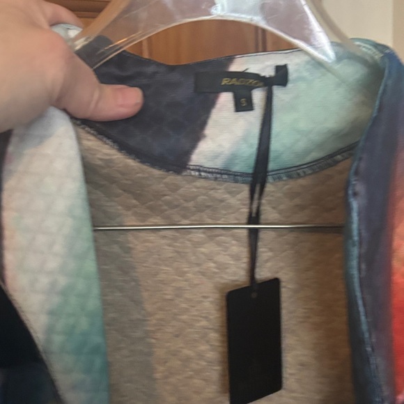 Radzoli Multicolor Abstract Jacket - Picture 14 of 15